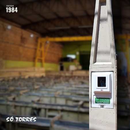 Poste Padrão 1 Relógio 7,5m x 200Dan (DESMONTADO)