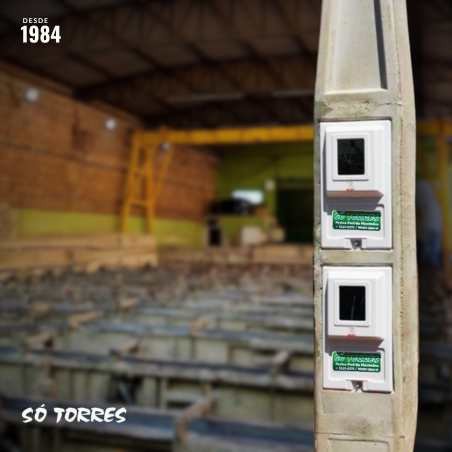 Poste Padrão 2 Relógios 7,5m x 200Dan (DESMONTADO)